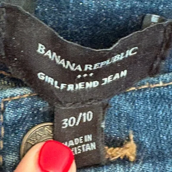 Banana Republic Girlfriend Jean, Size 30/10 - Picture 3 of 5